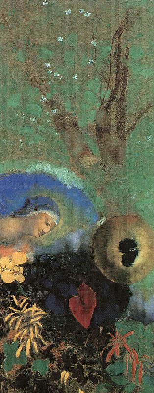 Odilon Redon Homage to Leonardo da Vinci oil painting image